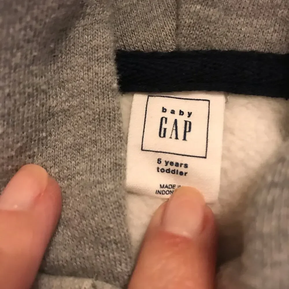 Gap 5 Toddler zip sweatshirt